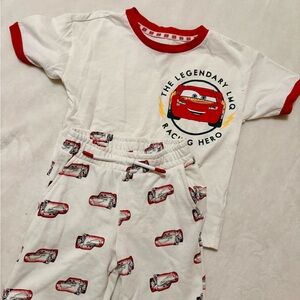 Kids' White and Red Lightning McQueen Racing Set